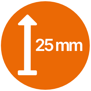 Icon Aufbauhoehe