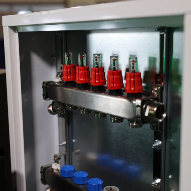 Foto eines Heizkreisverteilers