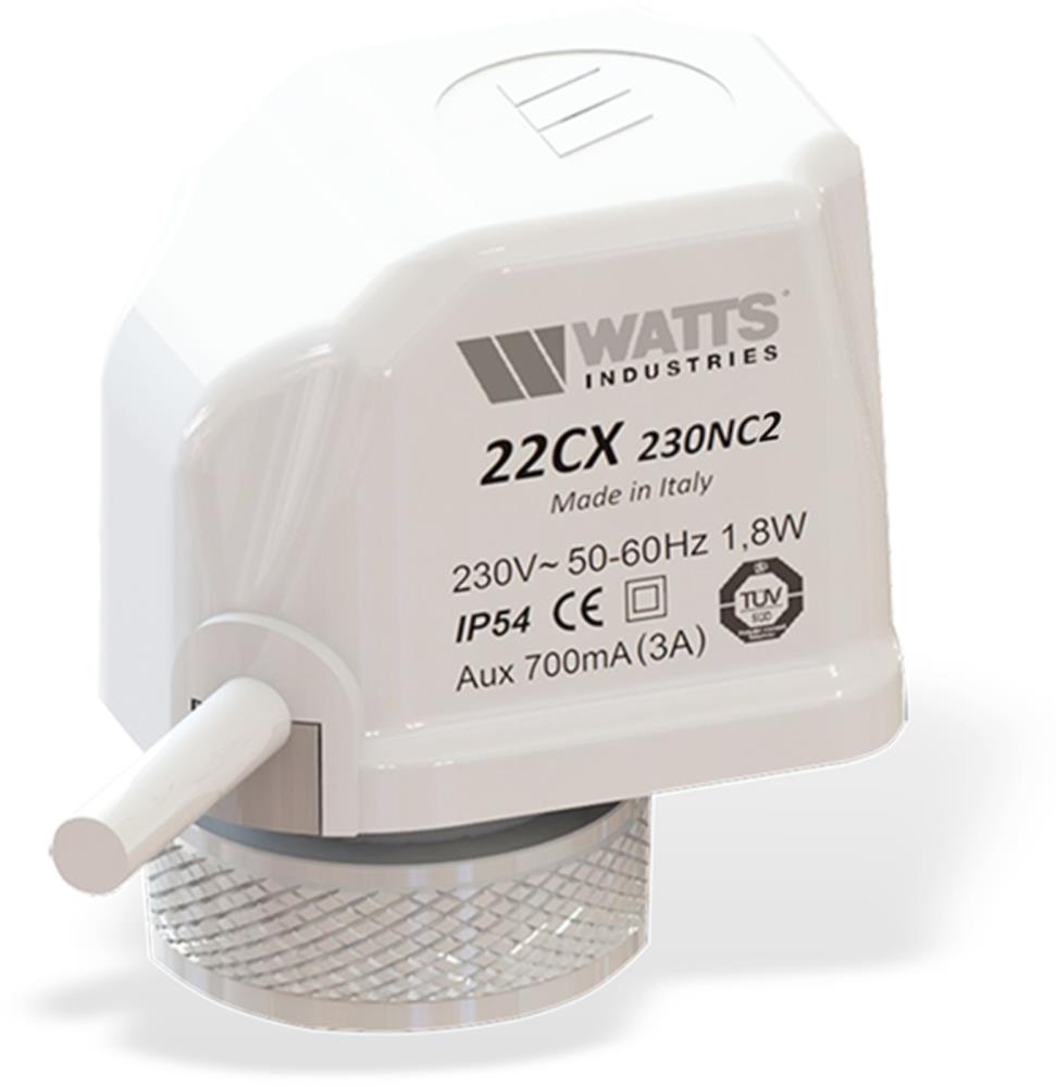 Watts Stellantrieb, stromlos geschlossen (NC), 230 V