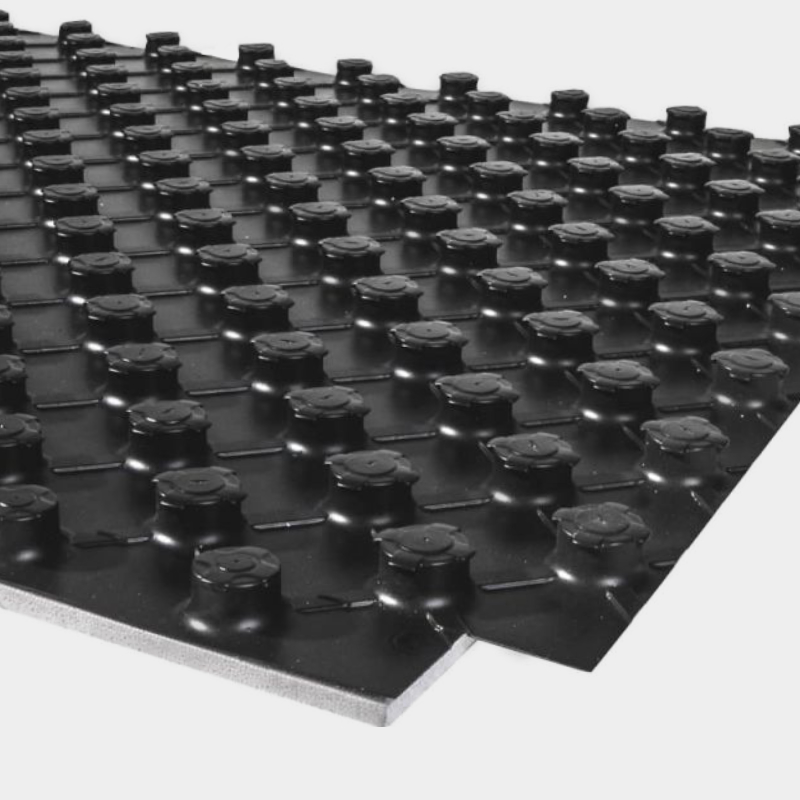 Foto einer Noppenplatte inkl. Daemmung