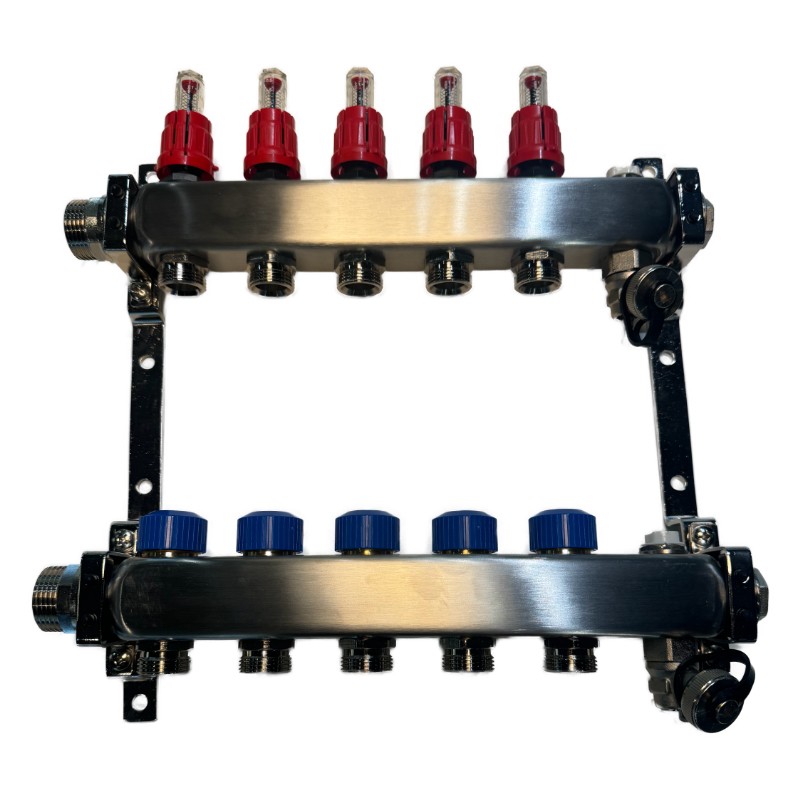 10 m² Tackersystem Fußbodenheizung Set – Multidämmrolle 20-2 WLG045 – PE-RT 17×2 – VA 10 – mit Regeltechnik