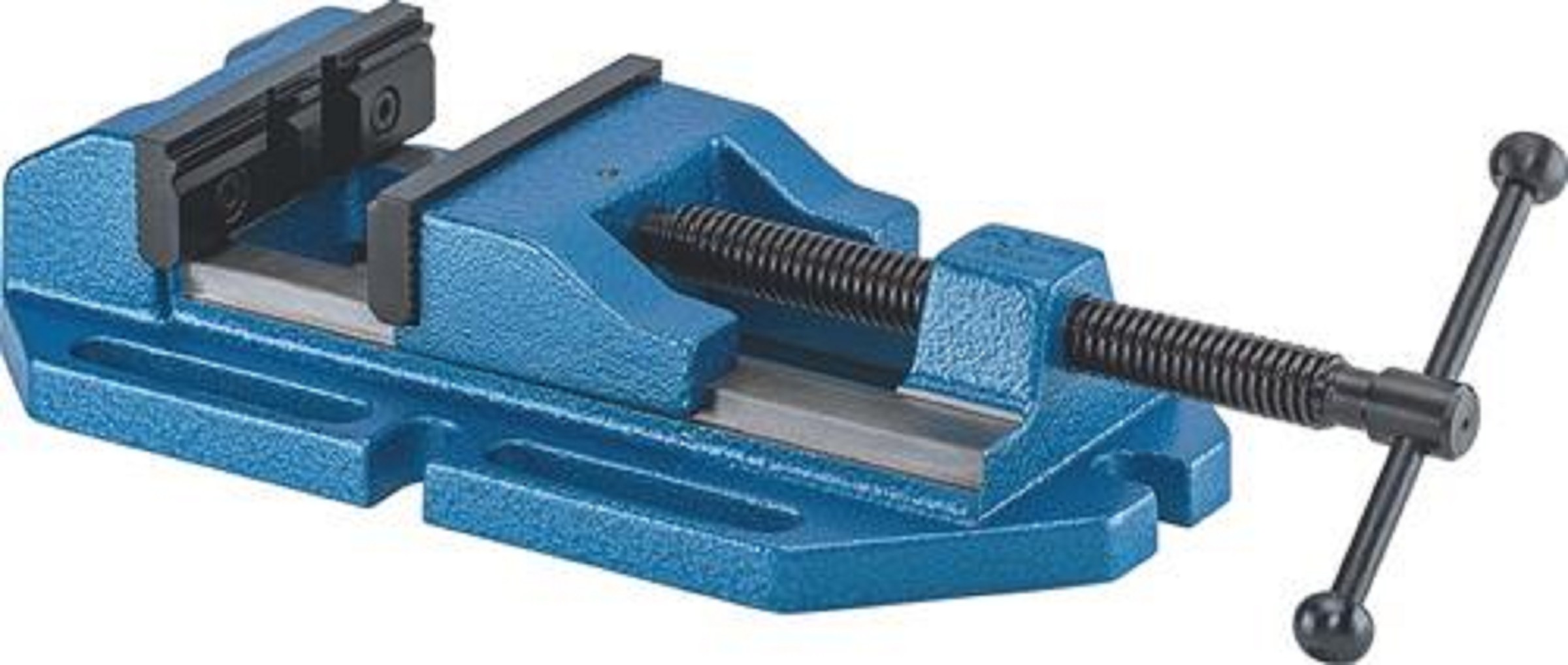 Bohrmaschinenschraubstock BOF Backen-B.135mm niedrig,stabil,m.Gewindespindel | RÖHM