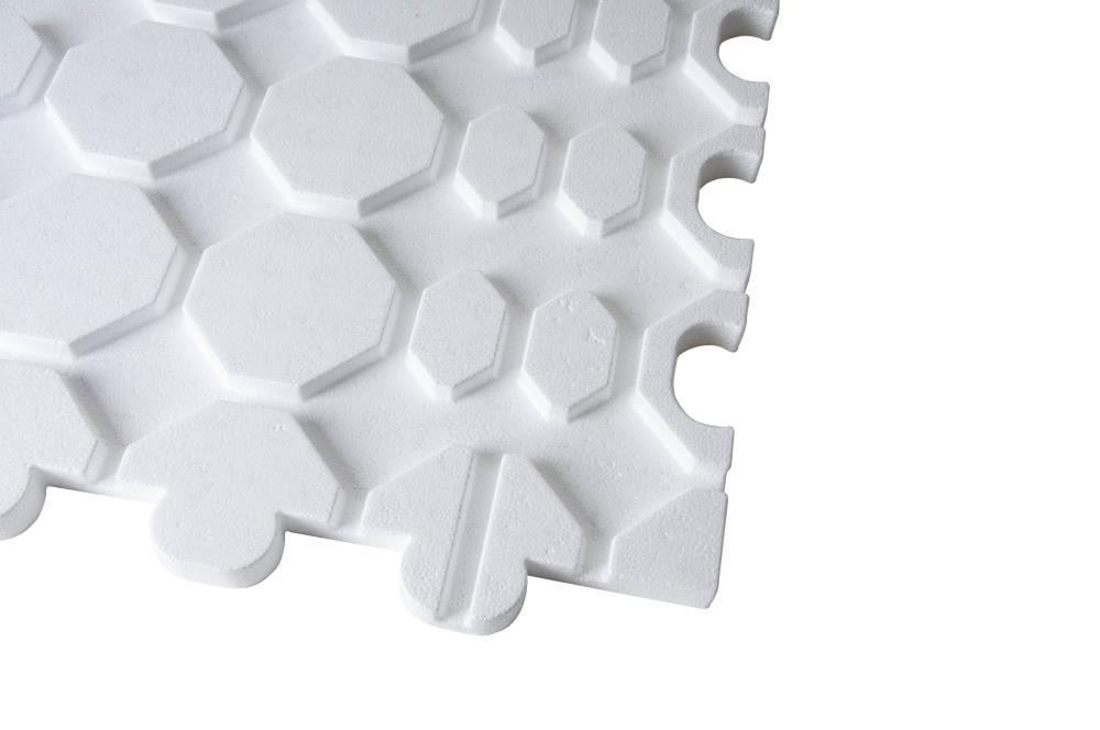 Komponente der 10 - 200 m² Trockenbausystem Fußbodenheizung