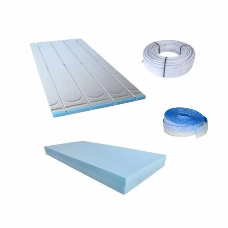 10 m² XPS Trockenbauset – Alu-Verbundrohr 16x2mm – mit Ausgleichsplatte – mit Randdämmstreifen