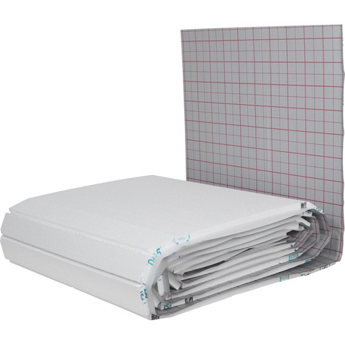 10-200 m² Tackersystem Fußbodenheizung Set – Multidämmrolle 35-3 WLG045 – PE-RT 17×2 – VA 10 – ohne Regeltechnik