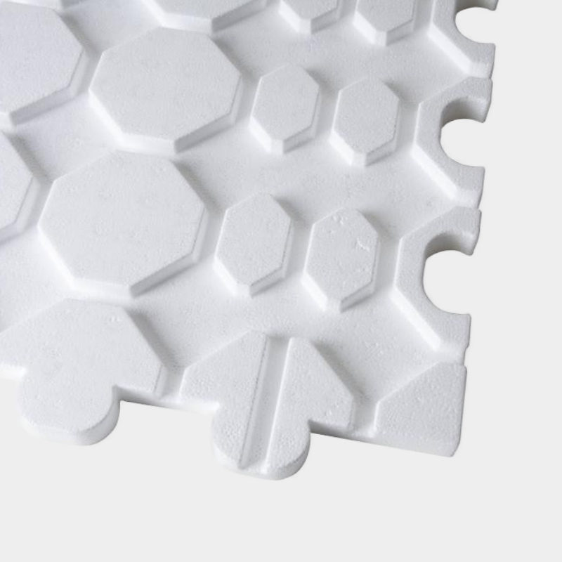 Nahaufnahme Trockenbauplatte Foto einer Trockenbauprofilplatte