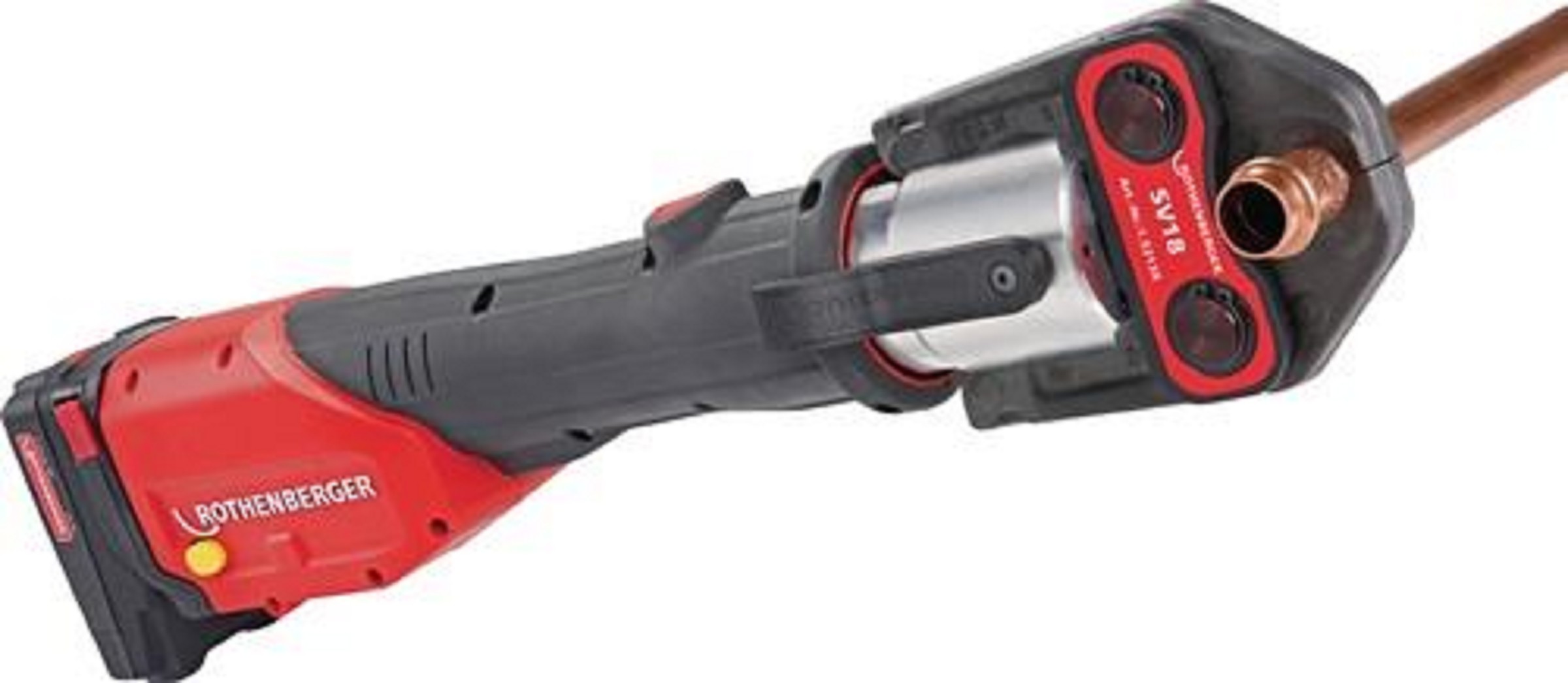 Akkupressmaschine ROMAX 4000 Basic Set CAS Akku u.Ladegerät 4Ah | ROTHENBERGER