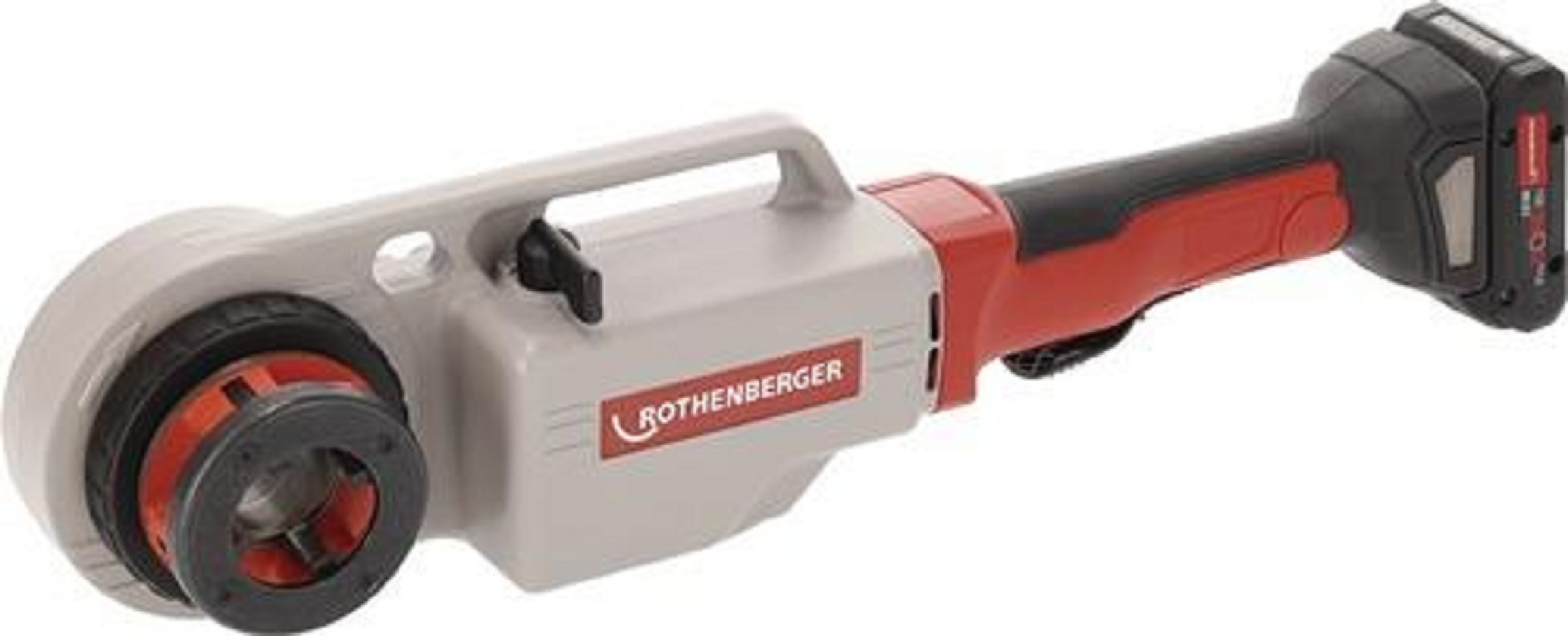 Akku-Gewindeschneidmaschine SUPERTRONIC®2000E AMP 13-60mm 58 U/min 1/2-2Zoll m.Köpfe | ROTHENBERGER Akku-Gewindeschneidmaschine SUPERTRONIC®2000E AMP 13-60mm 58 U/min 1/2-2Zoll m.Köpfe | ROTHENBERGER