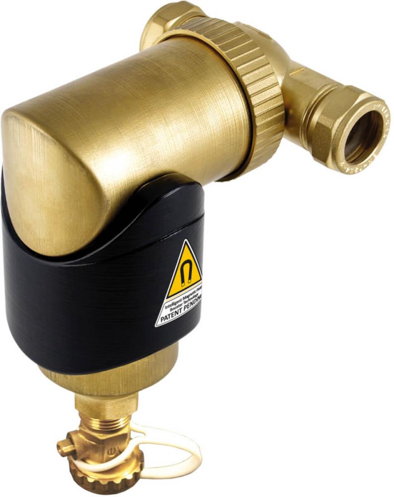 Spirotech Schlammabscheider Spirotrap MB3, Frontalansicht, vor weißem Hintergrund